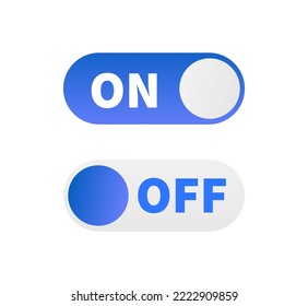 on and off button vector for graphic resources