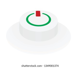 On off button. vector illustration