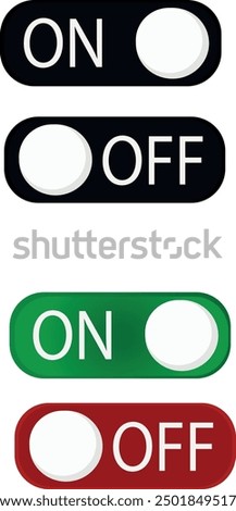 on off icon, logo 3d icon