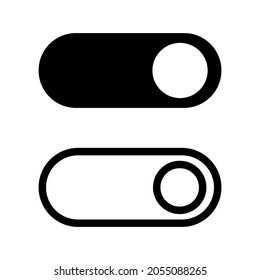 Icono de apagado. Botón Cambiar. Ilustración del vector