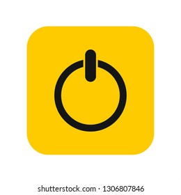 On off icon vector. Vector illustration.