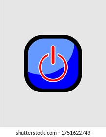 ON OFF ICON VECTOR LOGO