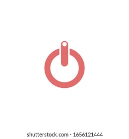on off icon vector sign isolated for graphic and web design. on off symbol template color editable on white background.