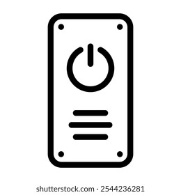 On and off icon vector. Switch illustration sign. Toggle symbol. Slider logo.