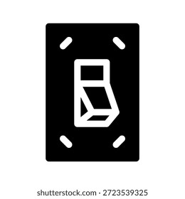 Ilustración de diseño de símbolo de Vector de icono encendido apagado