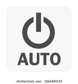 On off icon on white.