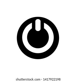 On and off power button icon