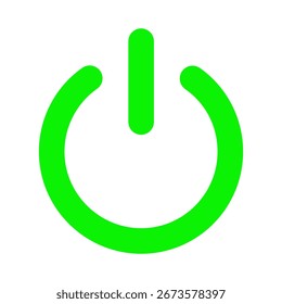 Icono de Botón de encendido y apagado. Icono de encendido/apagado, Ilustración vectorial