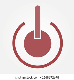 On off power button, Power button icons