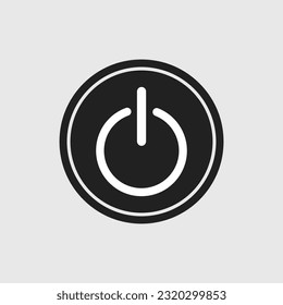 on, off, power icon vector design, Icon button on-off