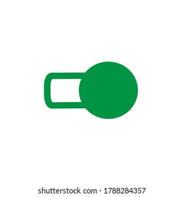 Activación de la plantilla de diseño del vector del icono de encendido