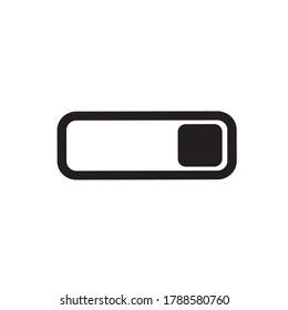 On off power switch icon vector design template