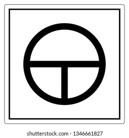 On Off Push Button Symbol Sign, Vector Illustration, Isolate On White Background Label. EPS10