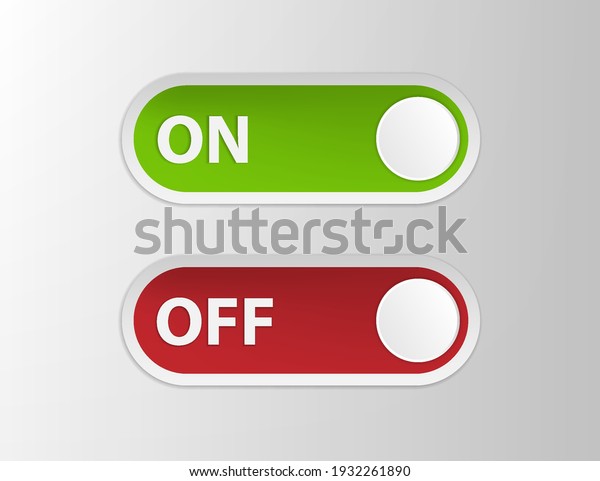 push-button-on-and-off-stock-vector-illustration-isolated-on-white