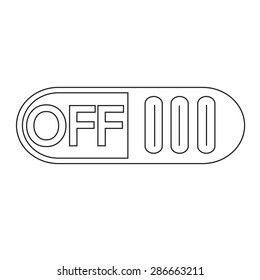 On Off switch button icon
