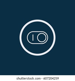 On and off switch icon