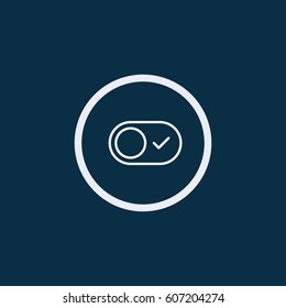 On and off switch icon