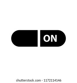On Off  switch icon. EPS 10.