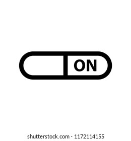 On Off  switch icon. EPS 10.