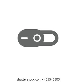 On Off switch Icon, flat design style