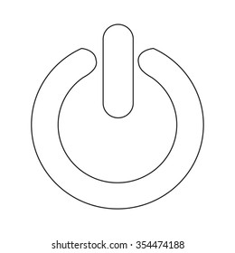 On Off switch icon Illustration design
