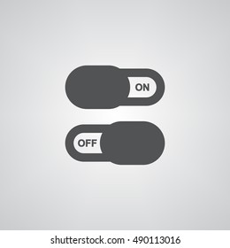 On Off switch icon illustration isolated vector sign symbol
