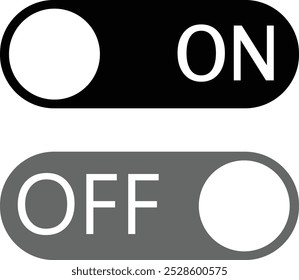 On off switch icon vector illustration