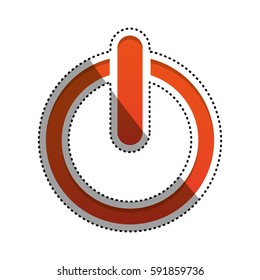 On off switch power icon vector illustration graphic design