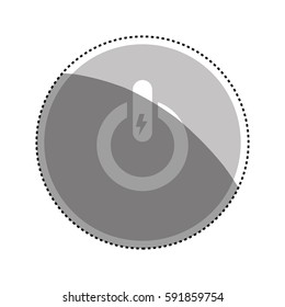 On off switch power icon vector illustration graphic design