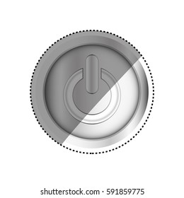 On off switch power icon vector illustration graphic design