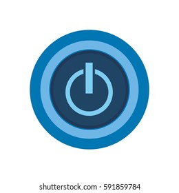 On off switch power icon vector illustration graphic design