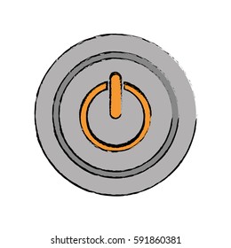 On off switch power icon vector illustration graphic design