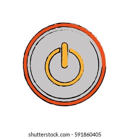 On off switch power icon vector illustration graphic design