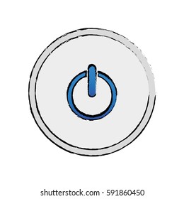 On off switch power icon vector illustration graphic design