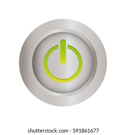 On off switch power icon vector illustration graphic design
