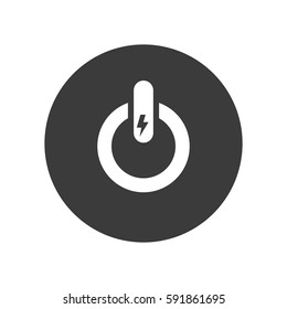 On off switch power icon vector illustration graphic design