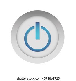 On off switch power icon vector illustration graphic design