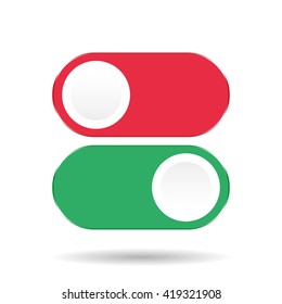 On Off Switch.  Toggle switch 