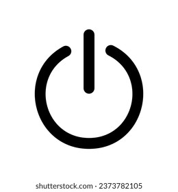 On or Off switch vector icon on white background