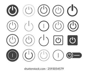 On Off switch vector icon design
