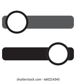 On off switch vector icon