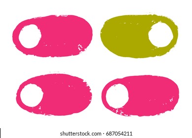 On Off switcher , Vector illustration , EPS10