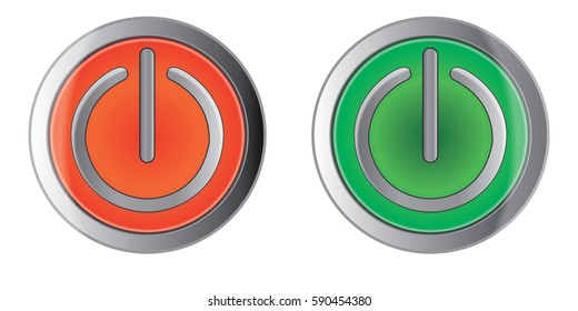 Electric Switches Button Stock Vector (Royalty Free) 207112189