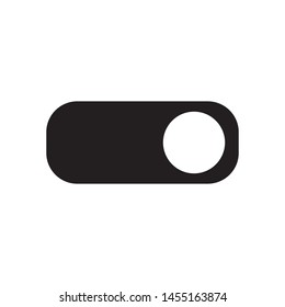 On and off toggle switch icon in trendy flat style design. Vector graphic illustration. Suitable for website design, logo, app, and ui. EPS 10.