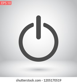 on off vector icon 10 eps