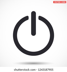 on off vector icon 10 eps