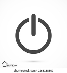 on off vector icon 10 eps