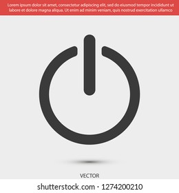on off vector icon 10 eps