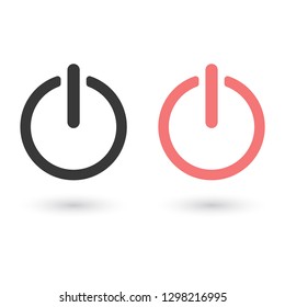 on off vector icon 10 eps