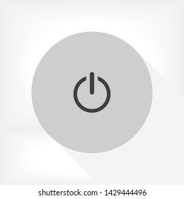 on off vector icon 10 eps , Lorem ipsum Flat design